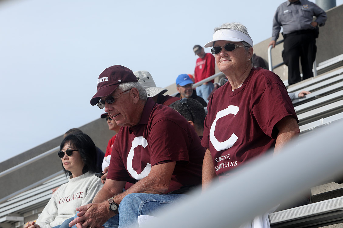Alumni fans at Colgate football game