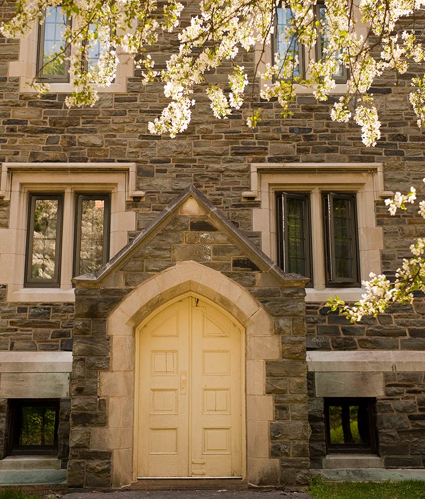 Side door to Andrews Hall