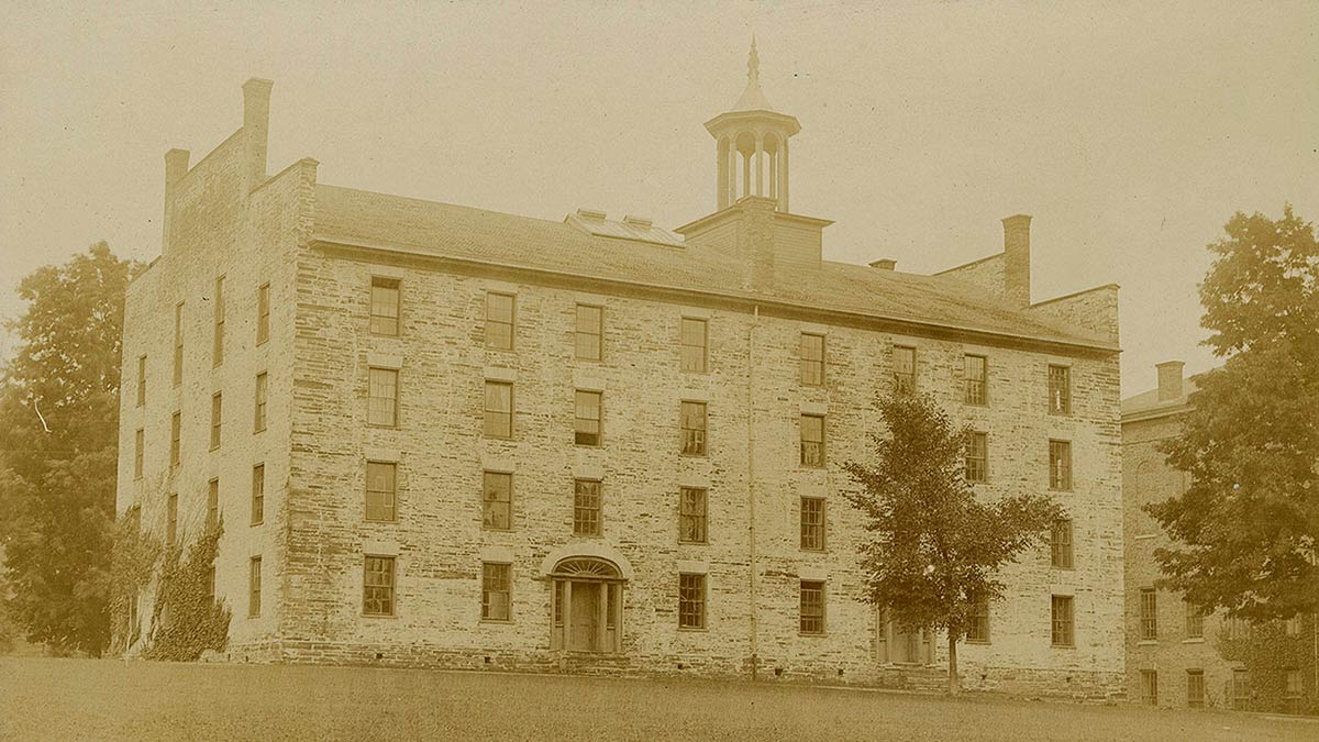 Archival image of West Hall