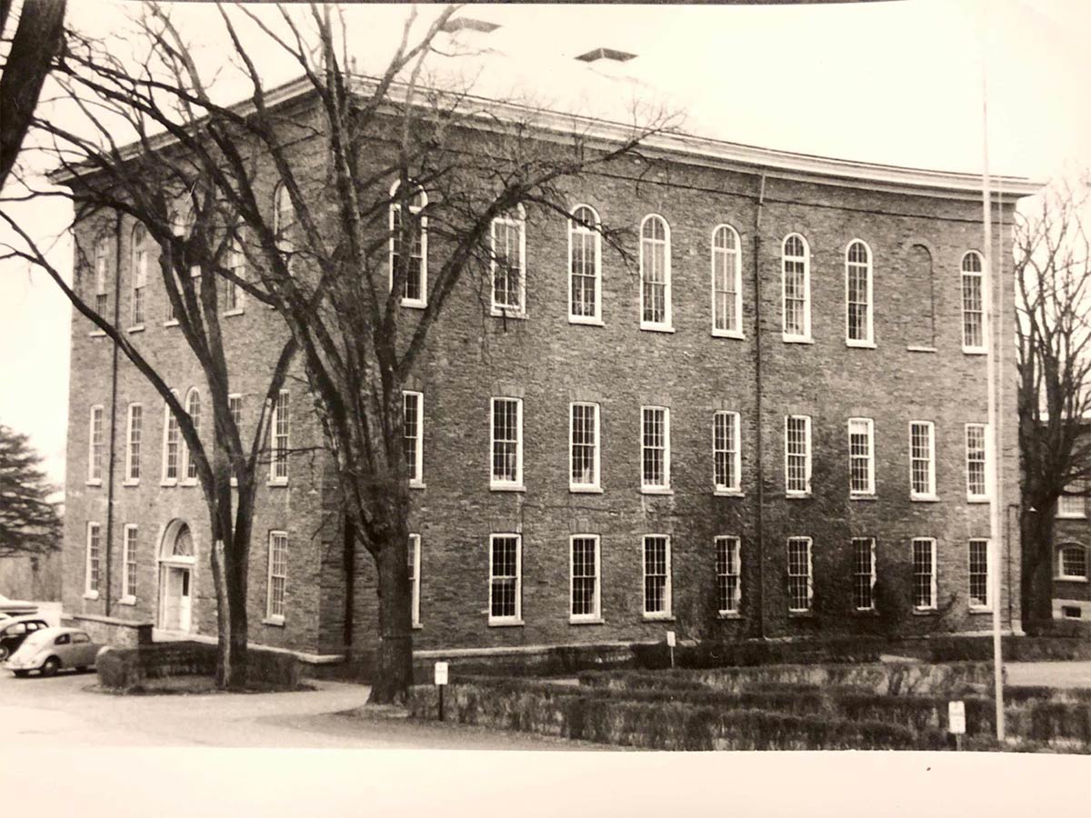 Alumni Hall in the mid-20th century